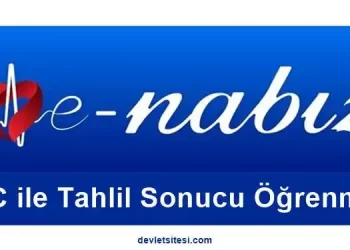 TC kimlik no ile tahlil sonucu öğrenme