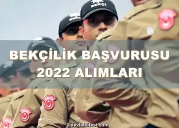 Bekçilik Başvurusu