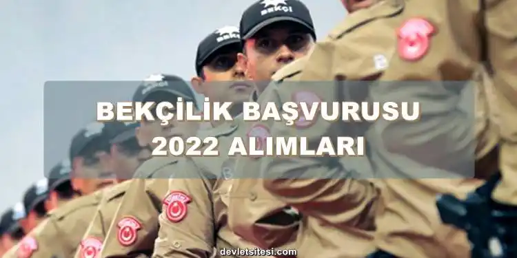 Bekçilik Başvurusu