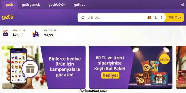 Getir Çalışma Saatleri
