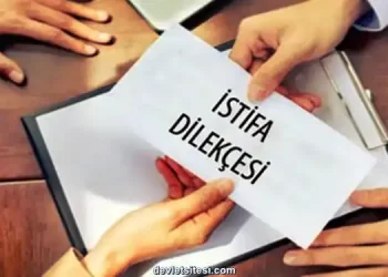 istifa dilekçesi örneği