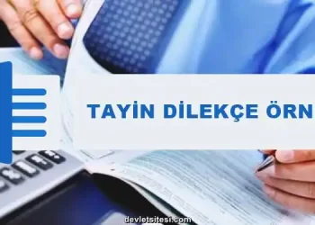 Tayin Dilekçe Örneği